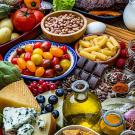 fruits and vegetables on a table