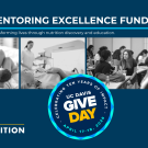 UC Davis Department of Nutrition banner with black-and-white lab photos and Give Day logo