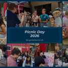 Photo collage of people enjoying Atlantic Day 2024 outdoor festival